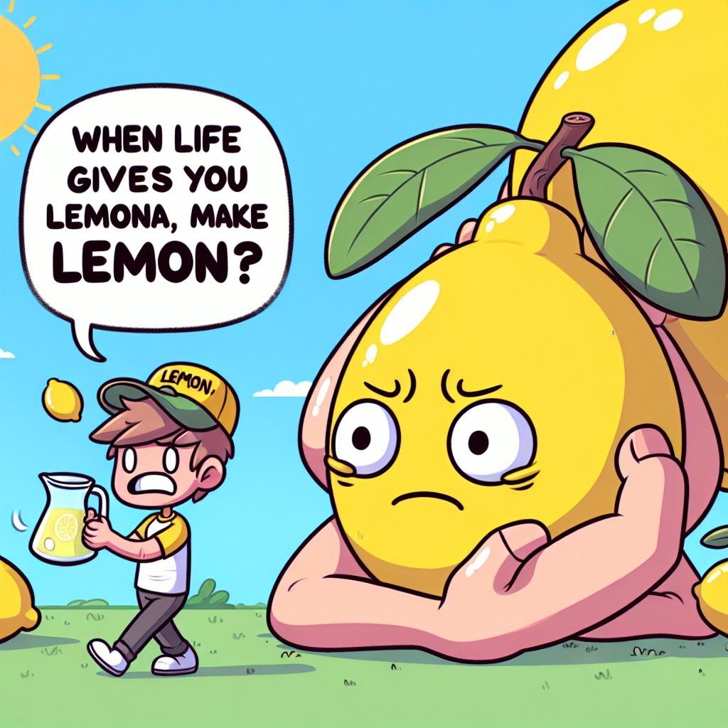 When Life Gives You Lemons: A Hilarious Twist!