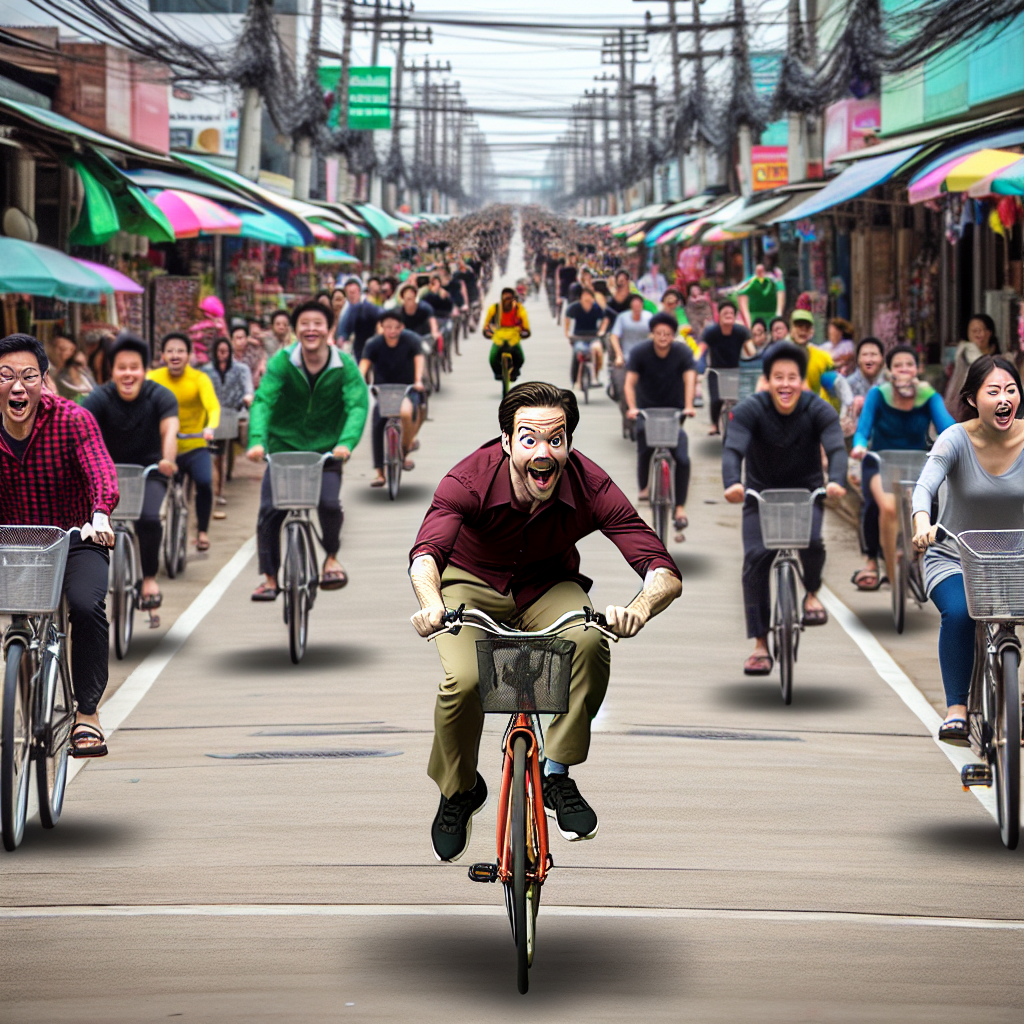 Salman’s Hilarious Bike Journey on the Footpath