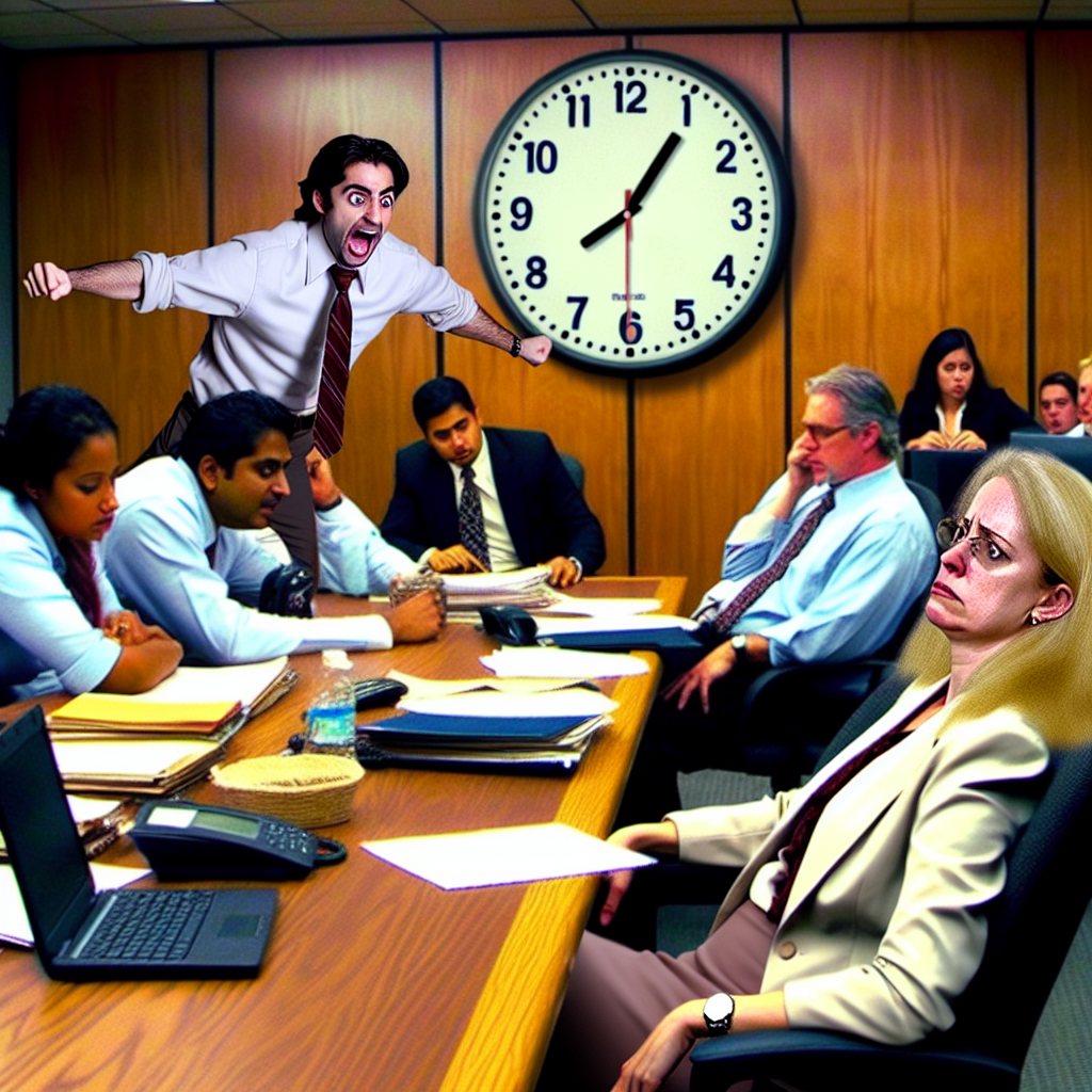 Relatable Office Struggles: The Never-Ending Meeting