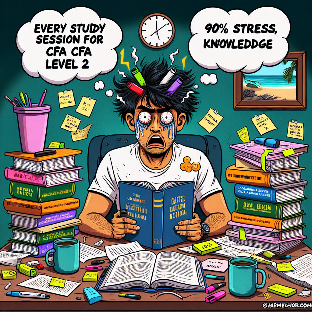 When You're Deep in CFA Level 2 Study Mode