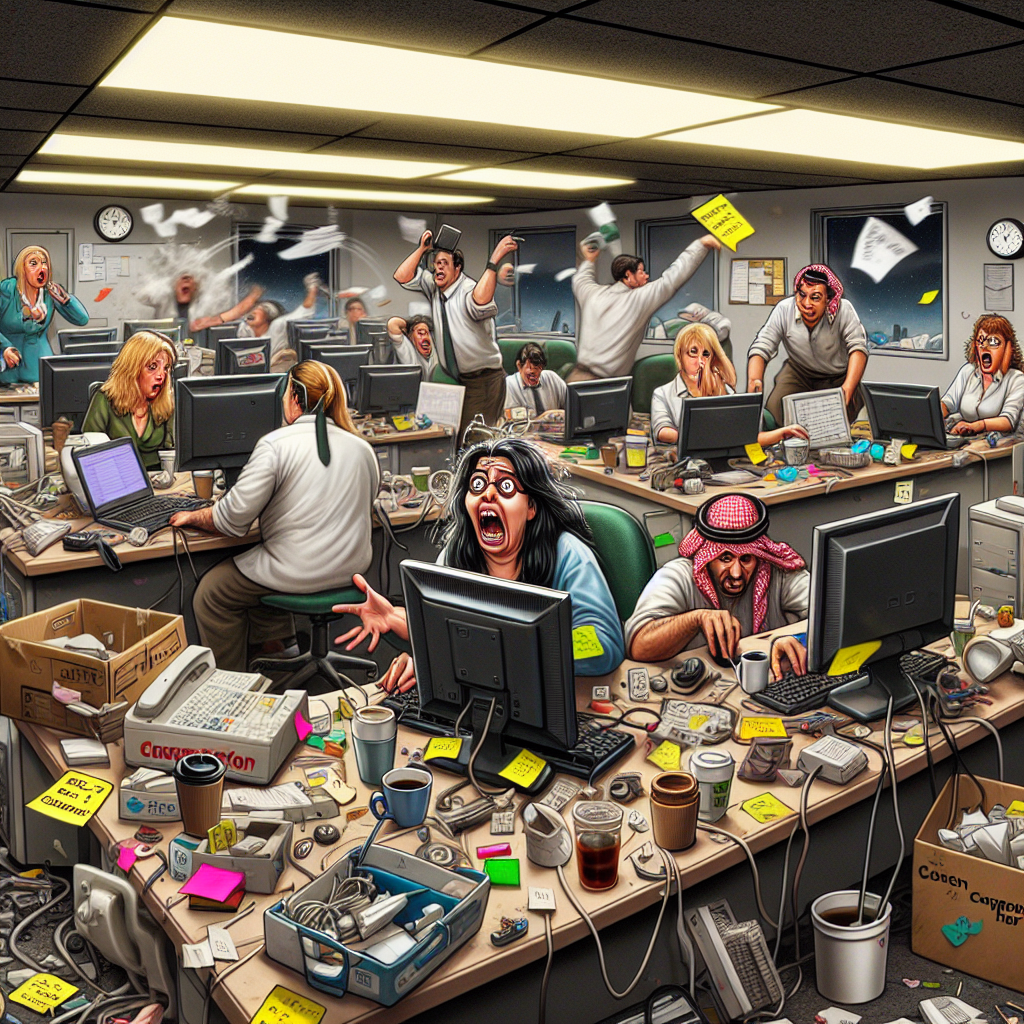 When IT Employees Try to Work on a Monday