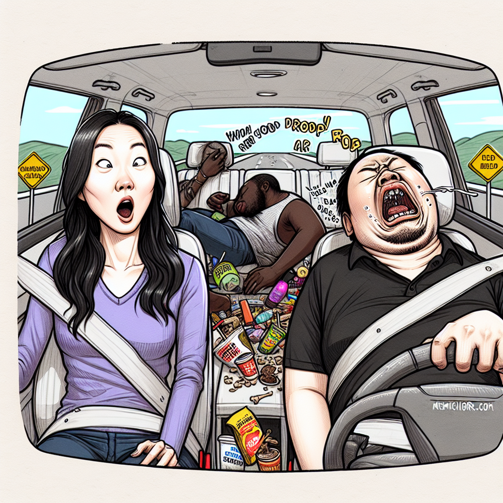 When Your Partner Sleeps Like a Comedy Sketch While Driving