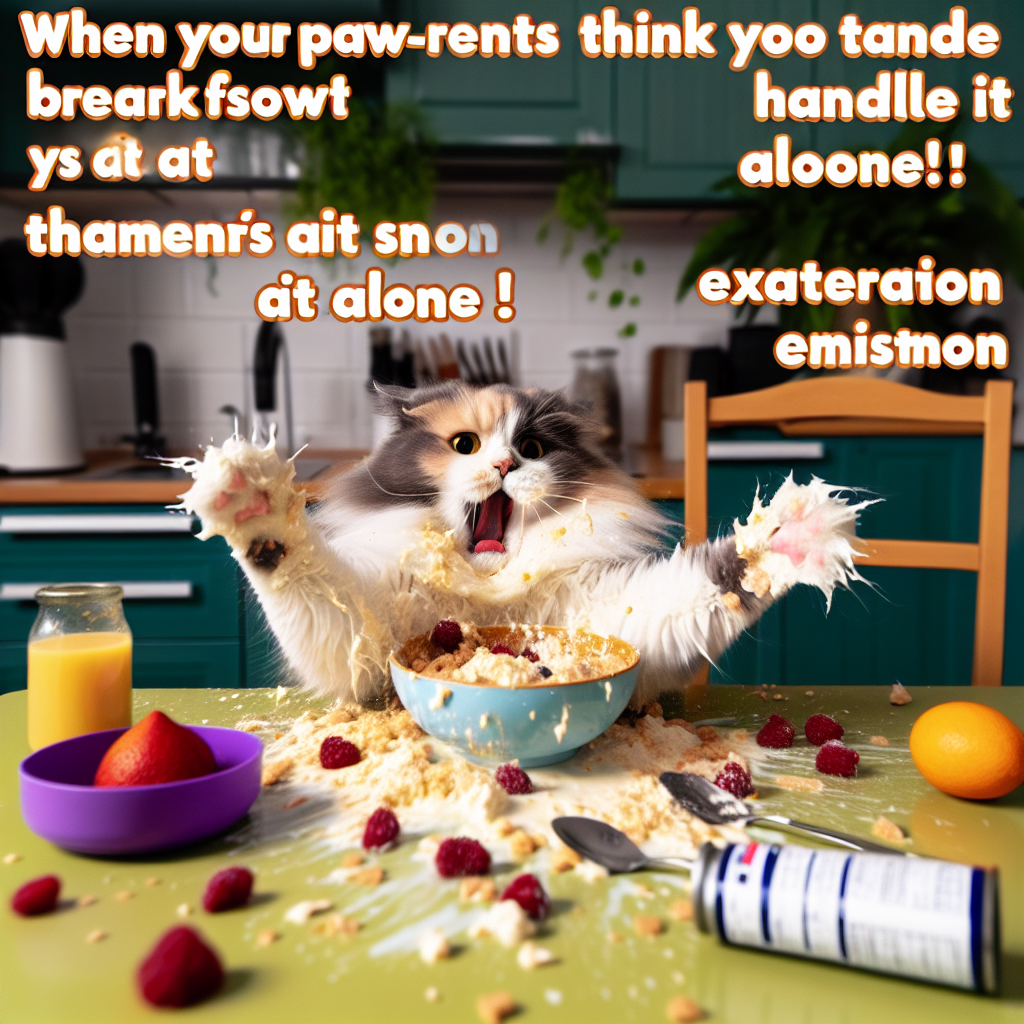When Breakfast Goes Cat-astrophically Wrong