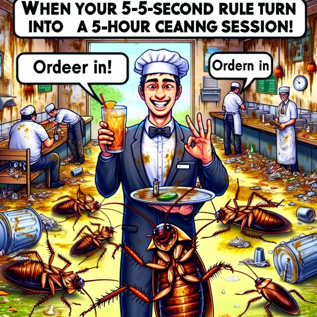 When the Restaurant is So Unclean, Even the Roaches Are Disgusted