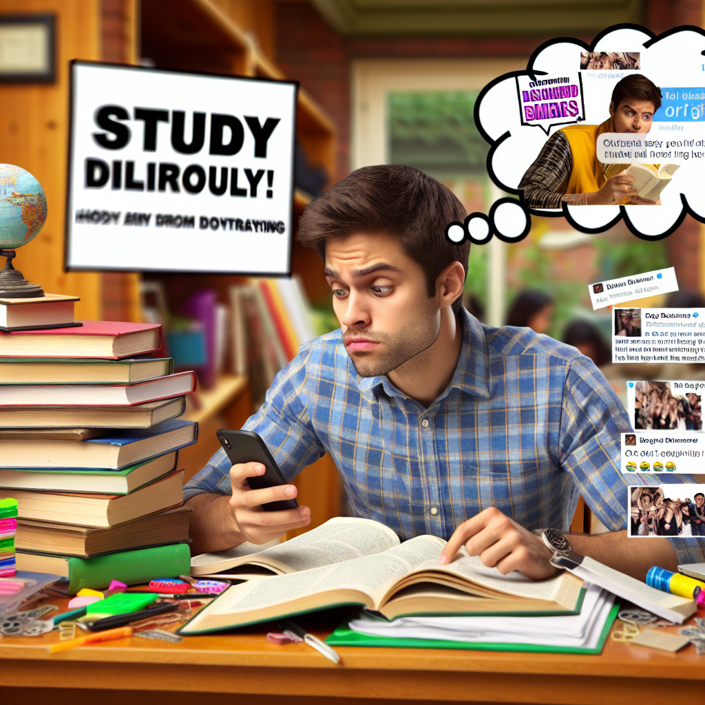 When You Decide to Study Diligently... But Distractions Call!