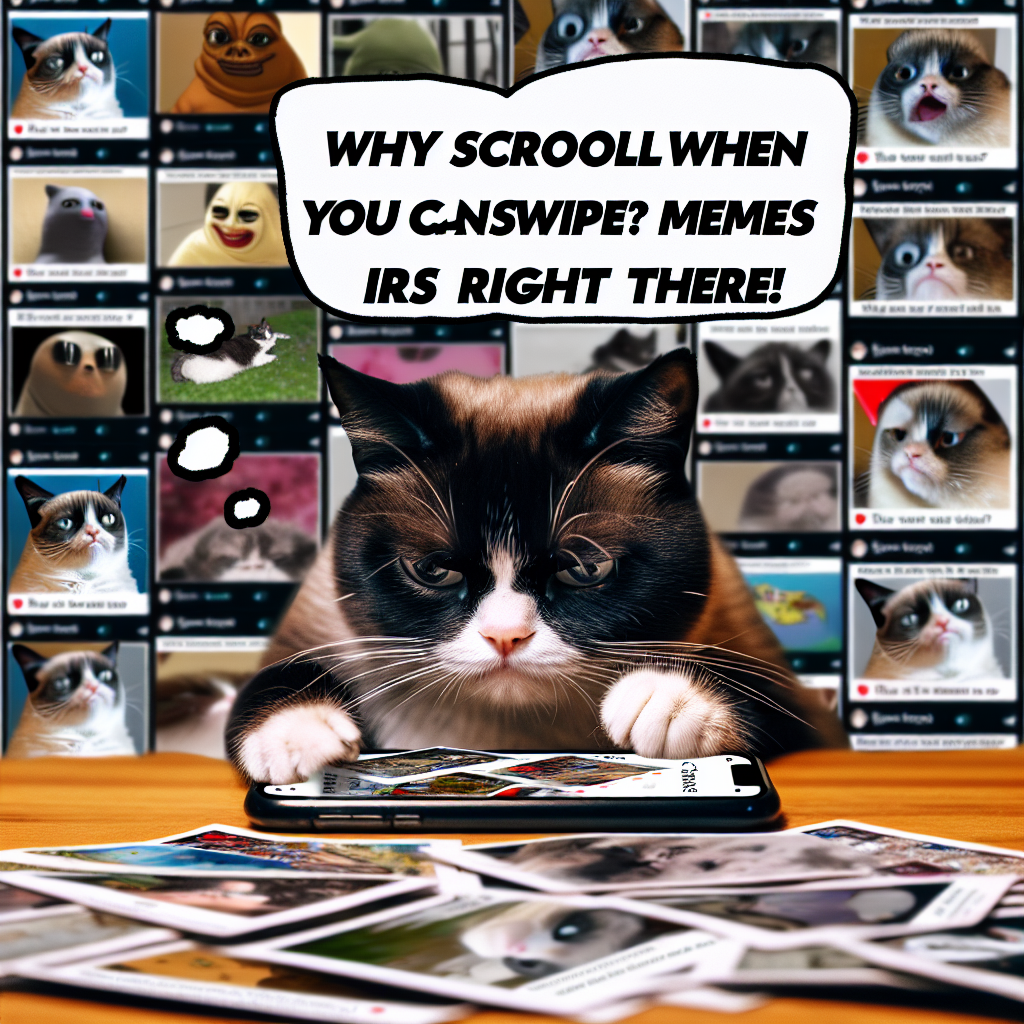 Swipe Right on Fun: When Scrolling Just Doesn't Cut It!