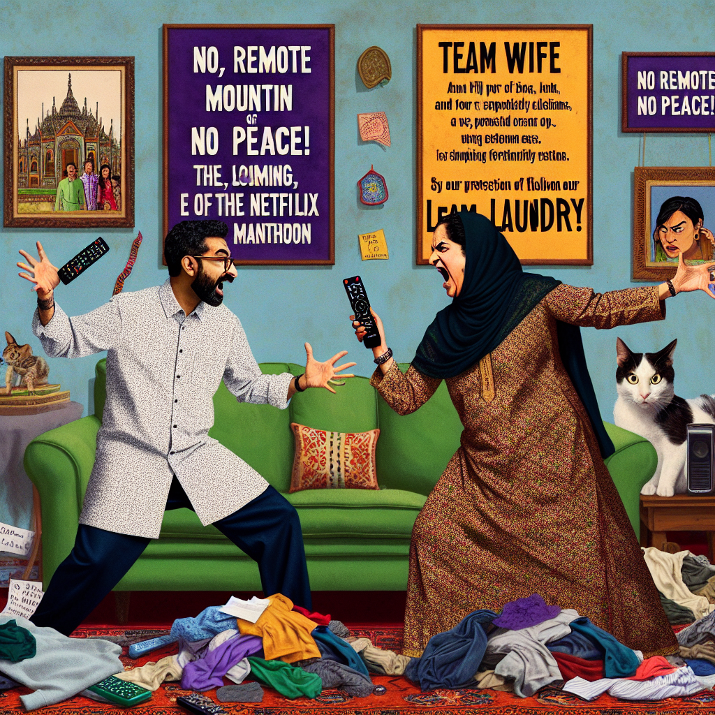 When Arguments Go Overboard: A Humorous Take on Couples Quarreling