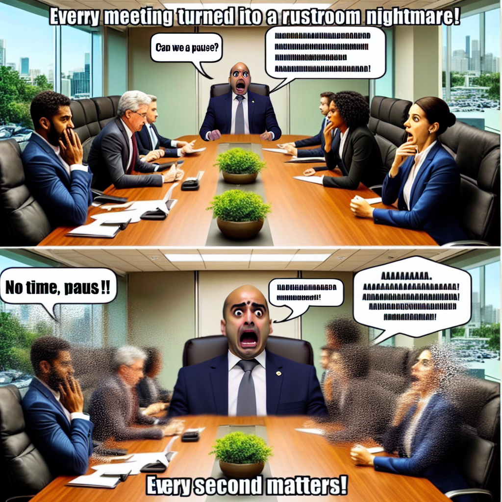 When the CEO Can't Hold It Together in Meetings
