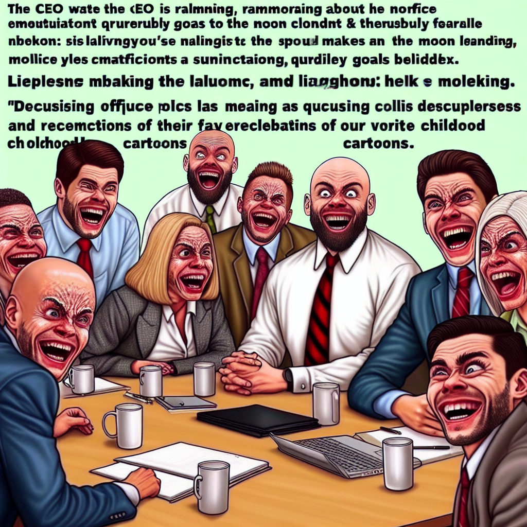 CEO's Verbal Potty: A Hilarious Office Meeting Scenario