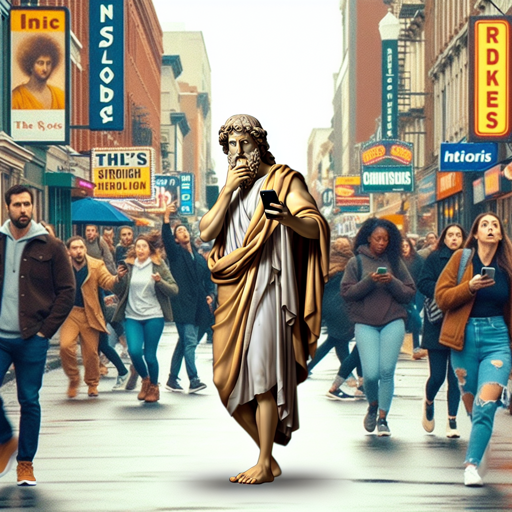 When Greek Philosophers Question Everything: A Meme Adventure