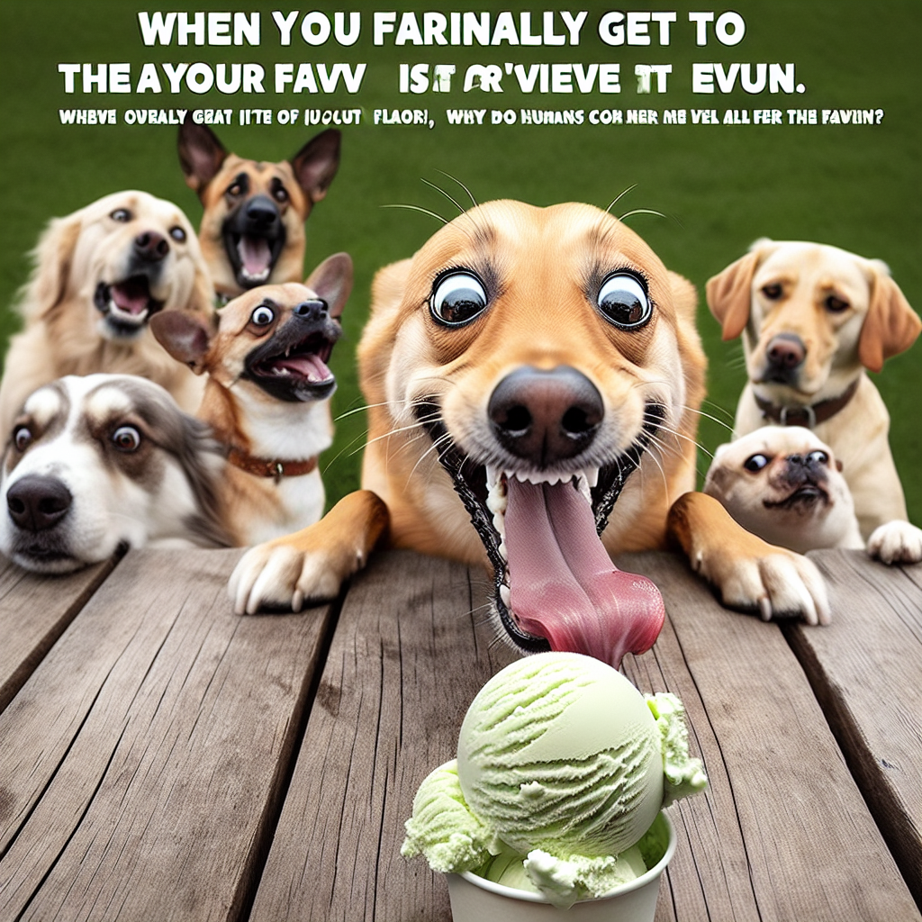 When Your Dog Discovers Ice Cream for the First Time