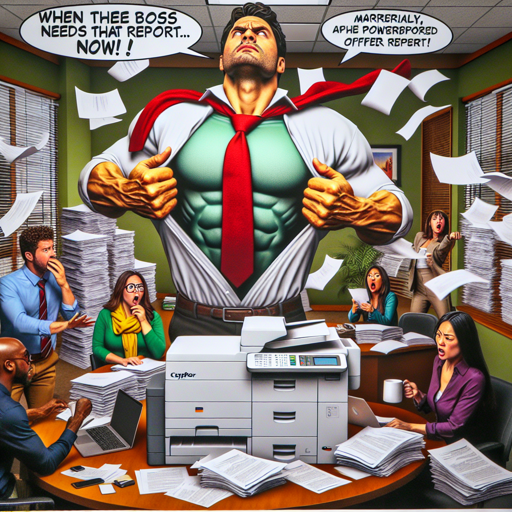When Office Pressure Turns You Into a Coffee-Fueled Superhuman