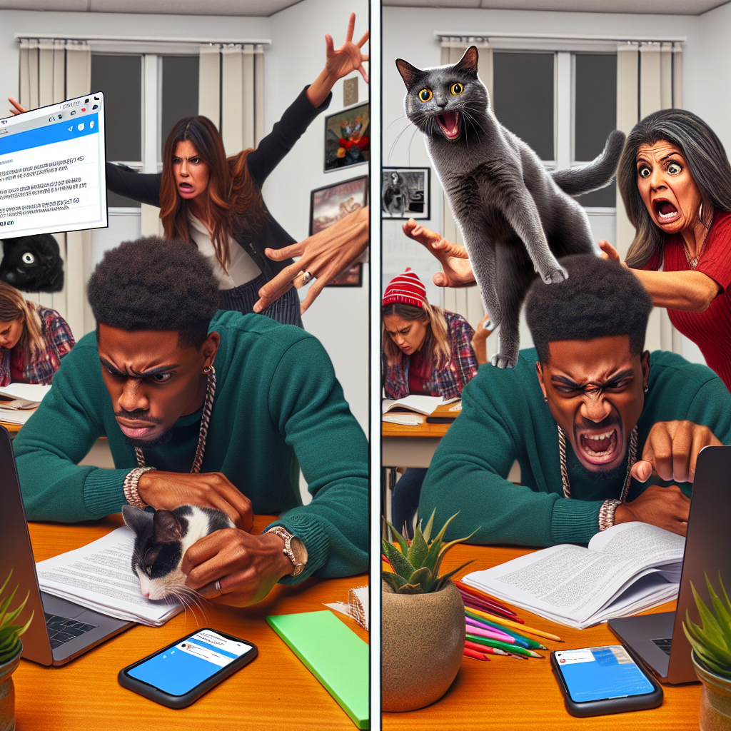 When Studying Takes a Hilariously Awkward Turn