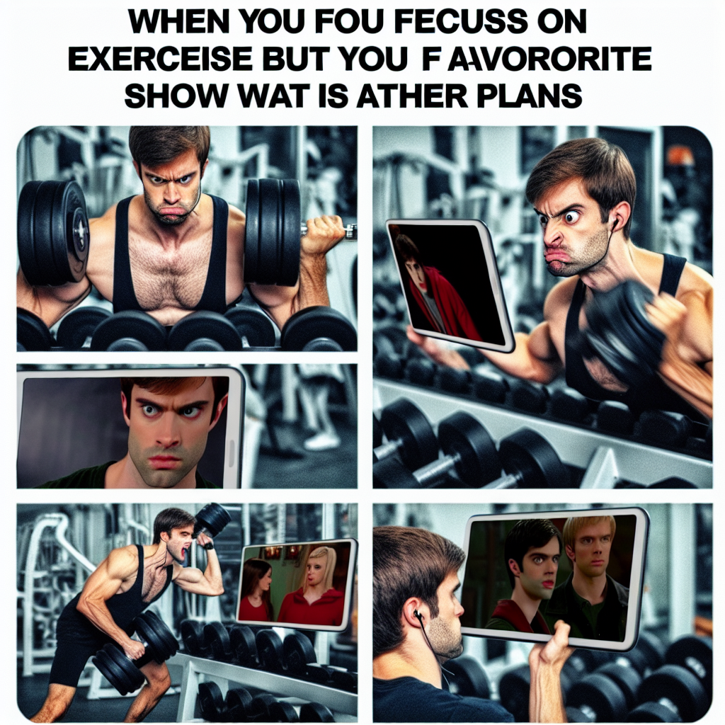 When You Focus on Exercise but Netflix Calls Your Name
