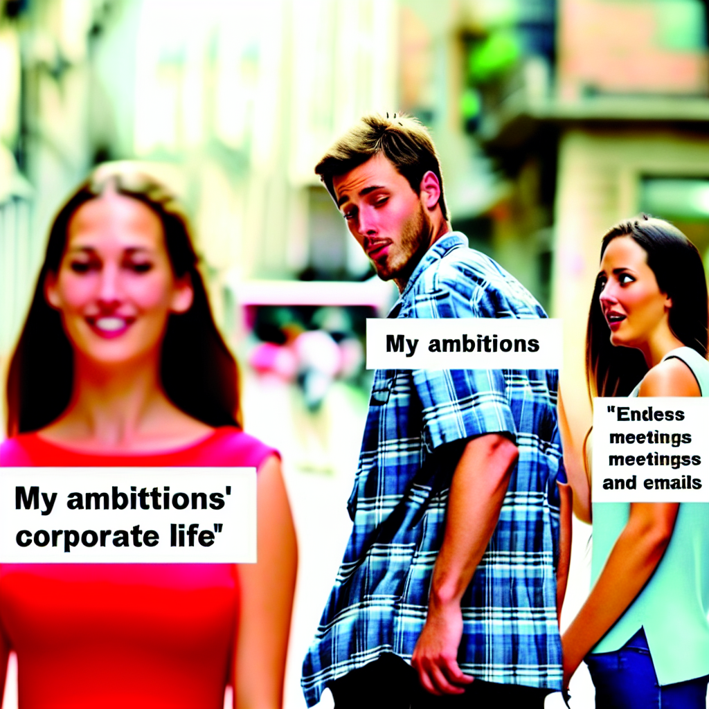 When Corporate Life Hits You Like a Ton of Paperwork