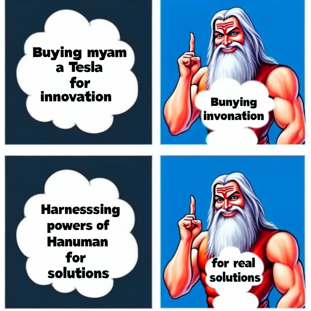 When Hanuman Outsmarts Elon Musk: A Tale of Divine Wit