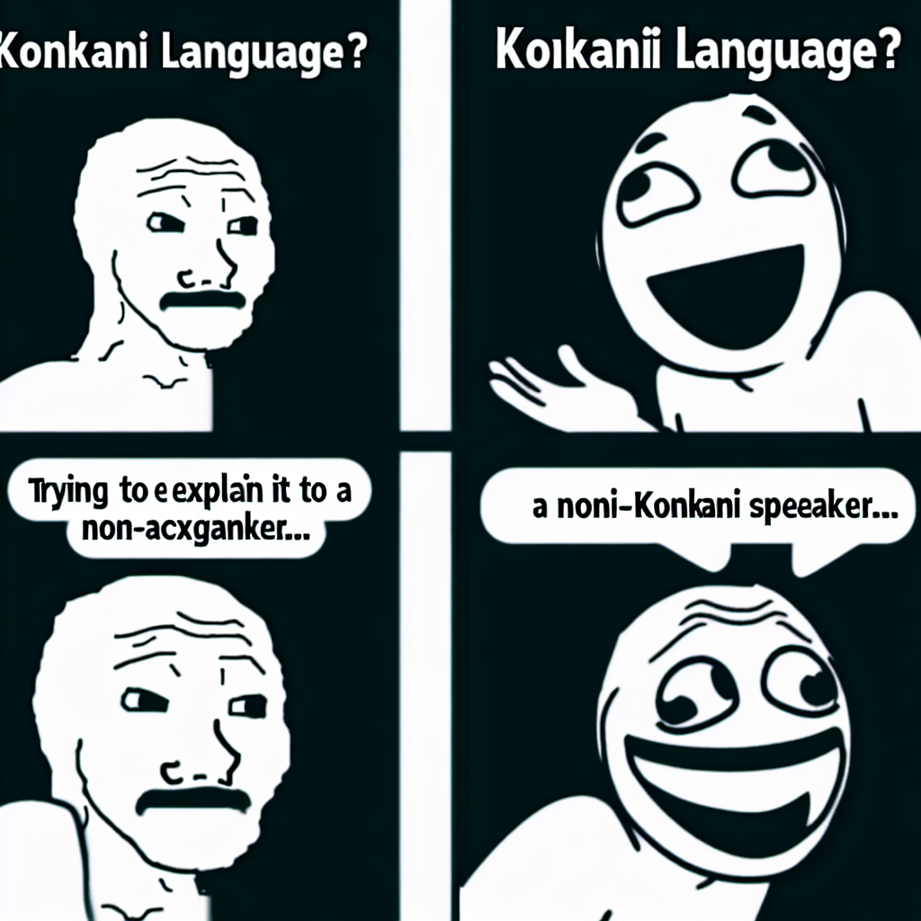 When You Try to Speak Konkani and Everyone Stares