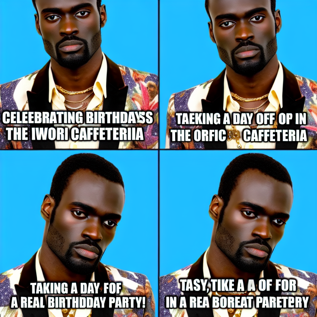 When the Office Birthday Party Turns into a Cake Showdown