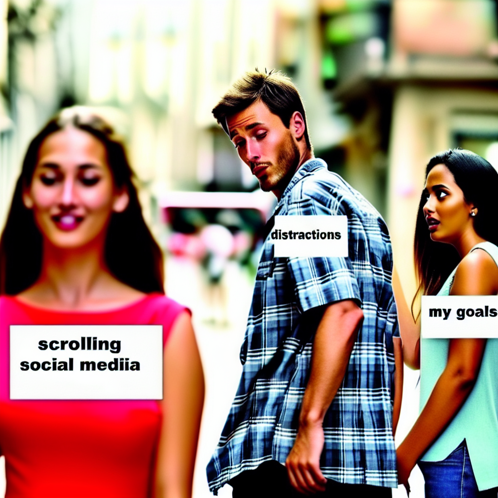 When you try to focus but distractions are everywhere
