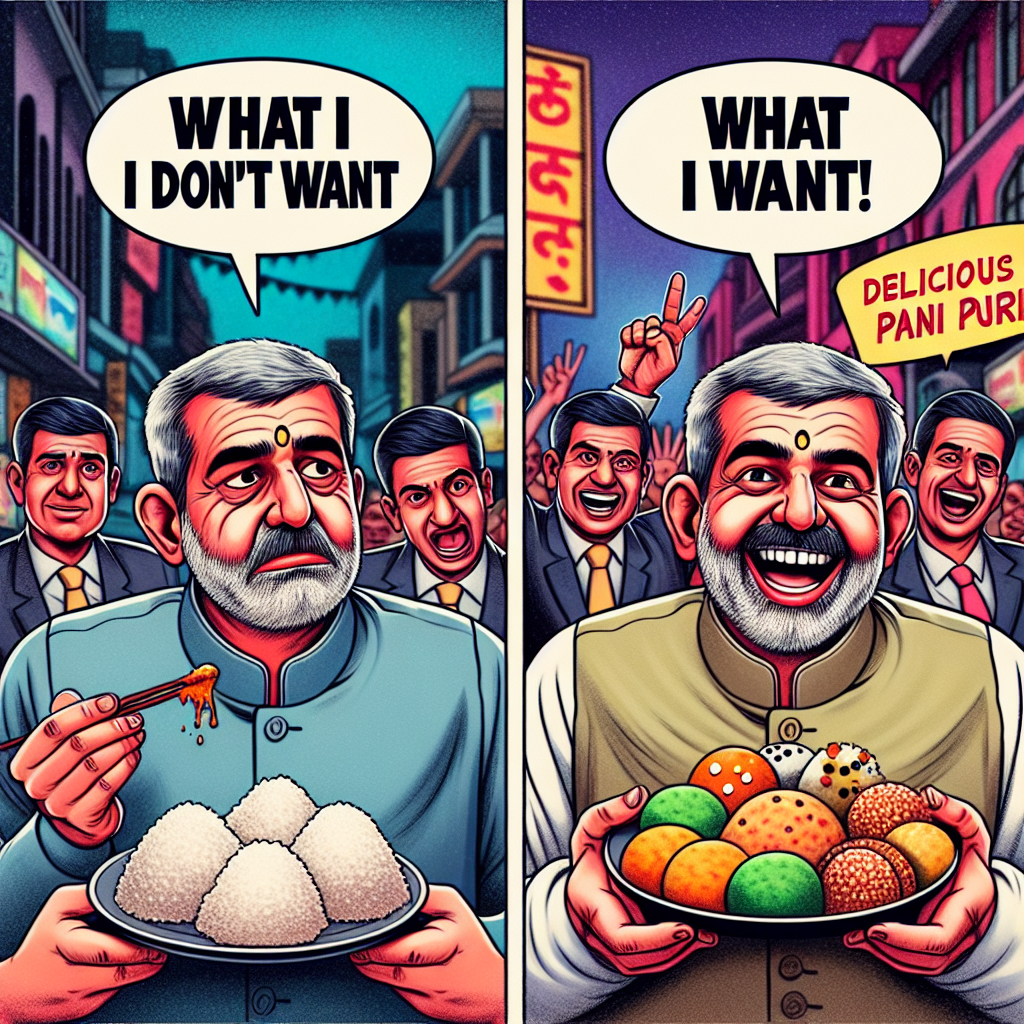 Amit Shah's Pani Puri Adventure: Spicy Politics!