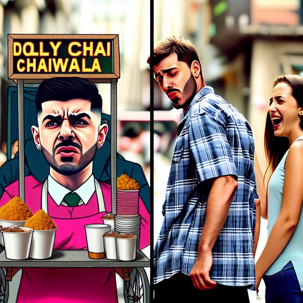 When Dolly Chaiwala Meets Vadapav Girl: A Comedic Encounter