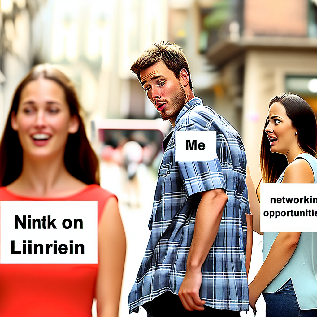 When LinkedIn Connections Go Awry: A Meme Masterpiece