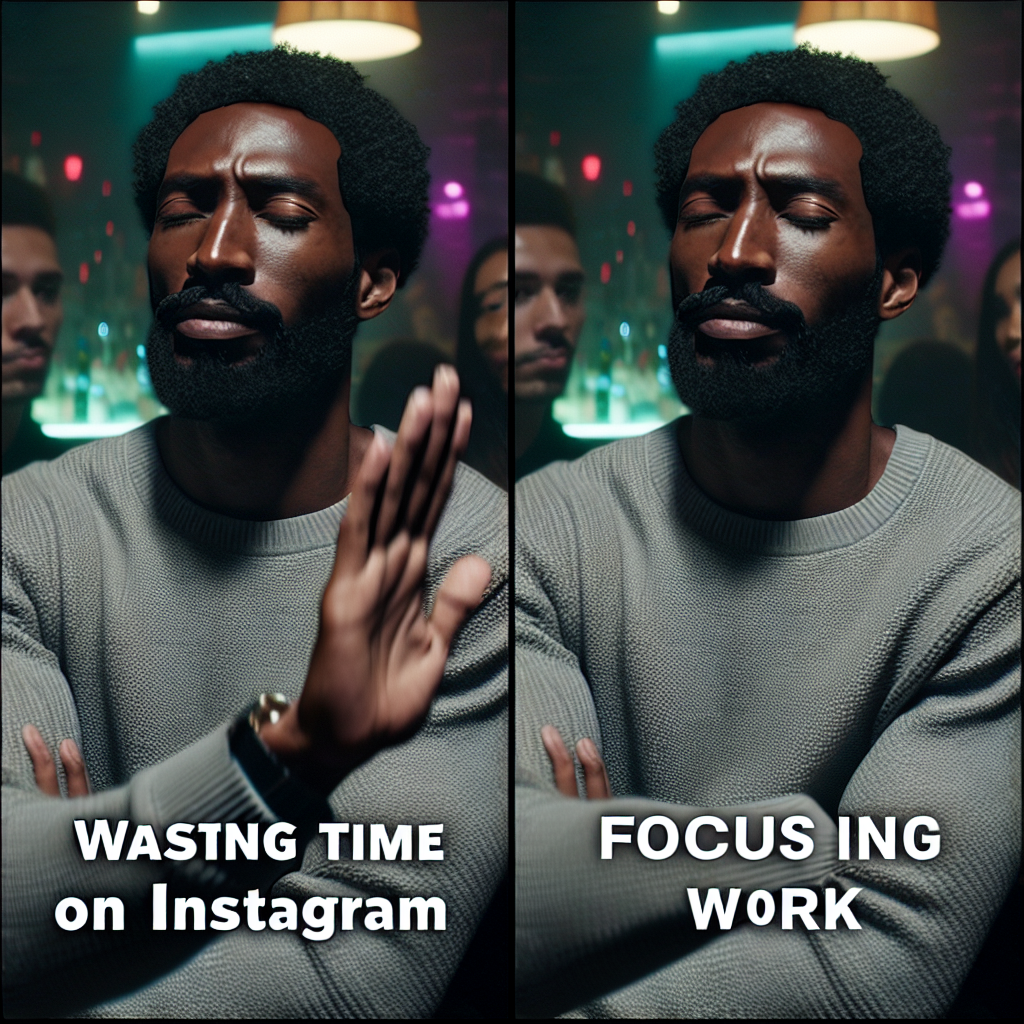 When Work Calls, But Instagram Keeps Tempting You