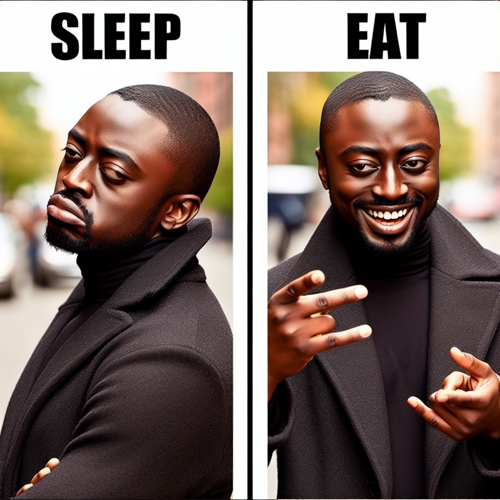 The Sleep-Eat-Sleep Cycle: A Relatable Daily Struggle