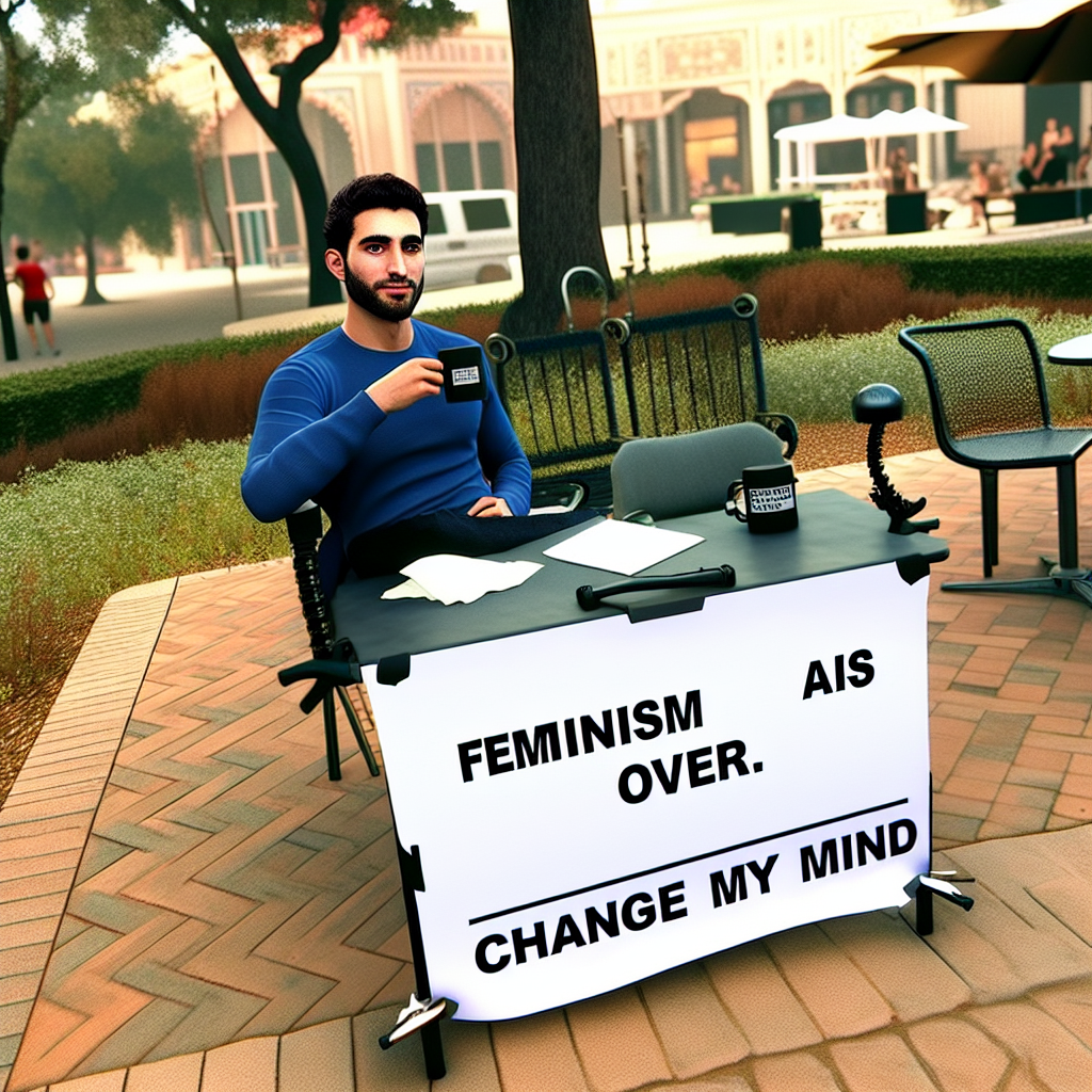 When Feminism Takes a Coffee Break: A Relatable Meme Scenario