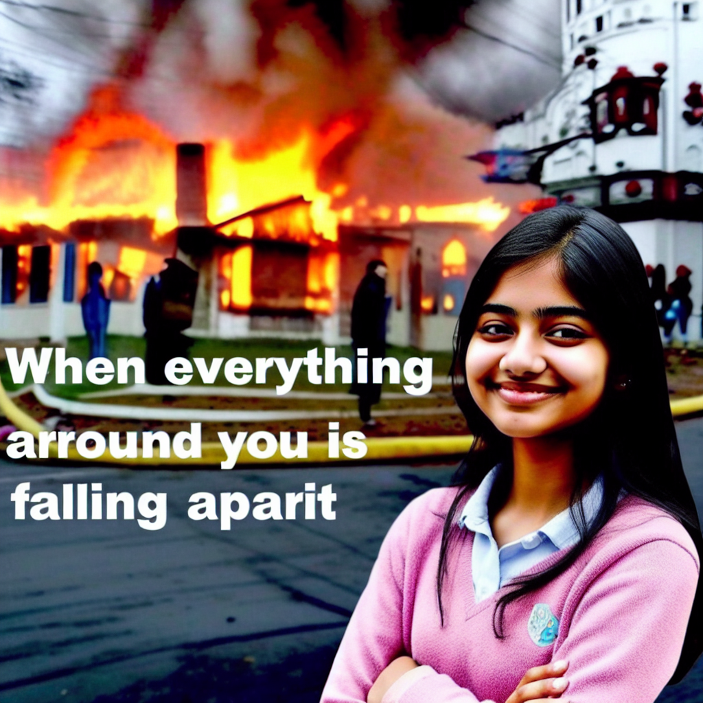 When Love Ignites but Your Surroundings are on Fire