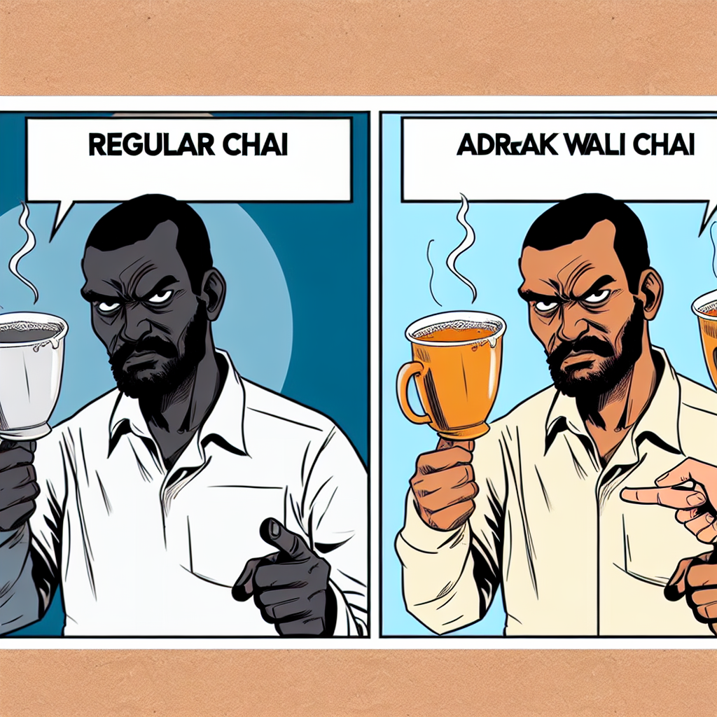 When You Order Chai and Get Adrak Wali Surprise