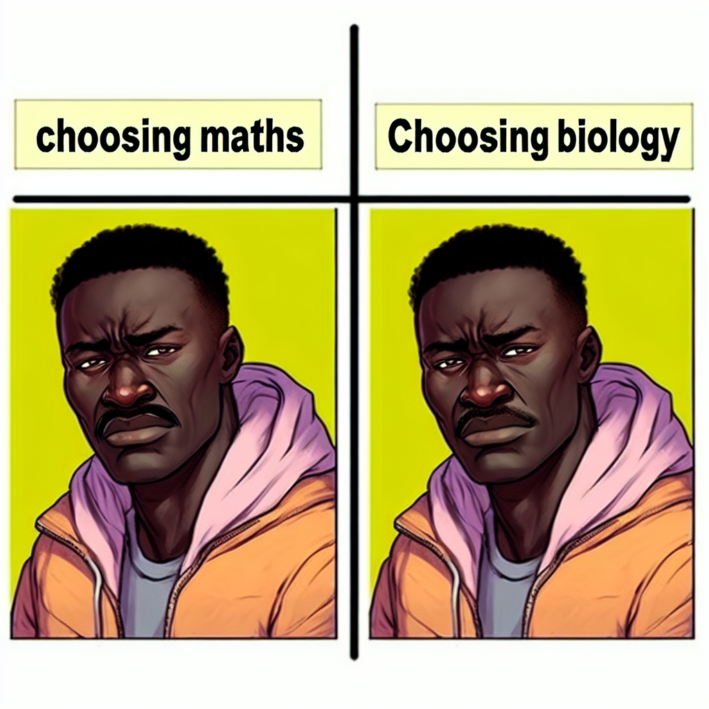 When You Realize Biology Is More Fun Than Math