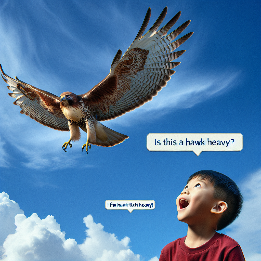 When You Finally Spot Your Favorite Hawk in the Sky