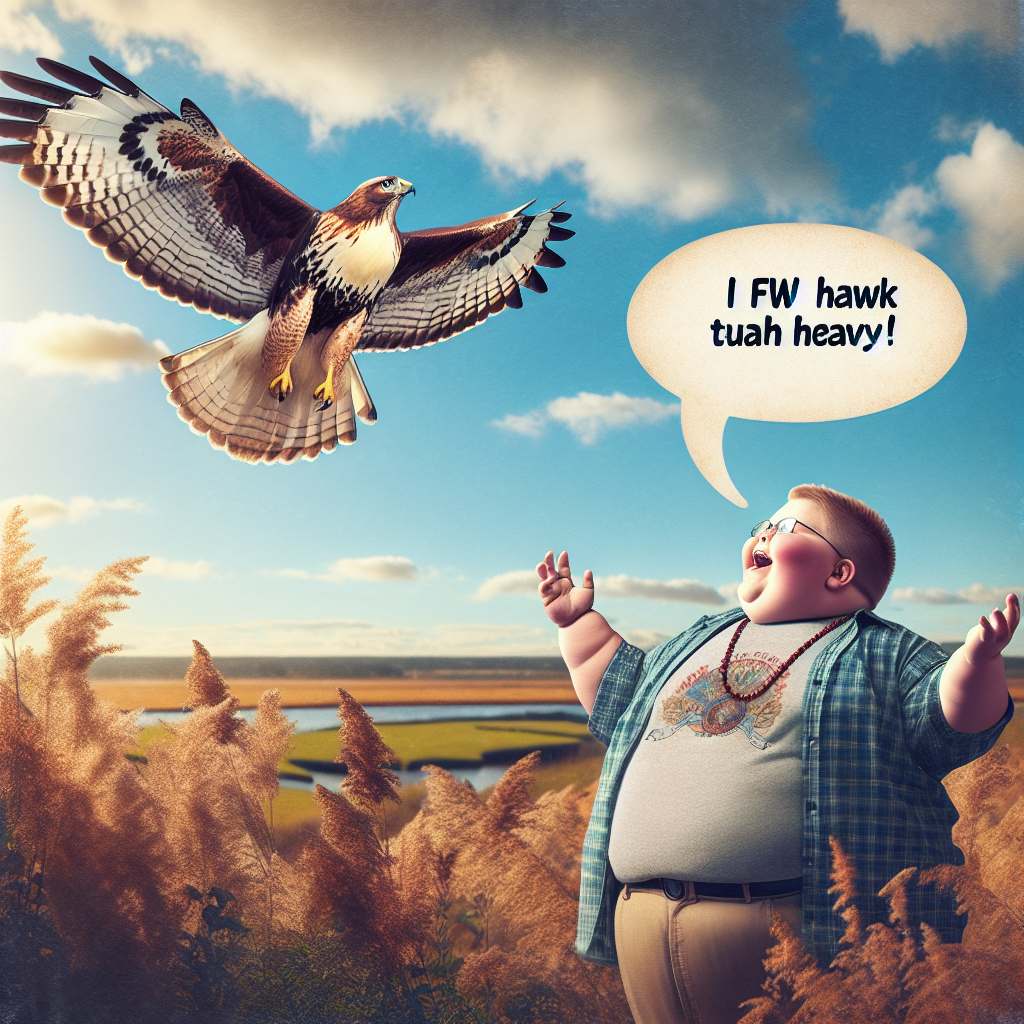 Epic Skibidi Moment: When You Aspire to Soar Like a Hawk!