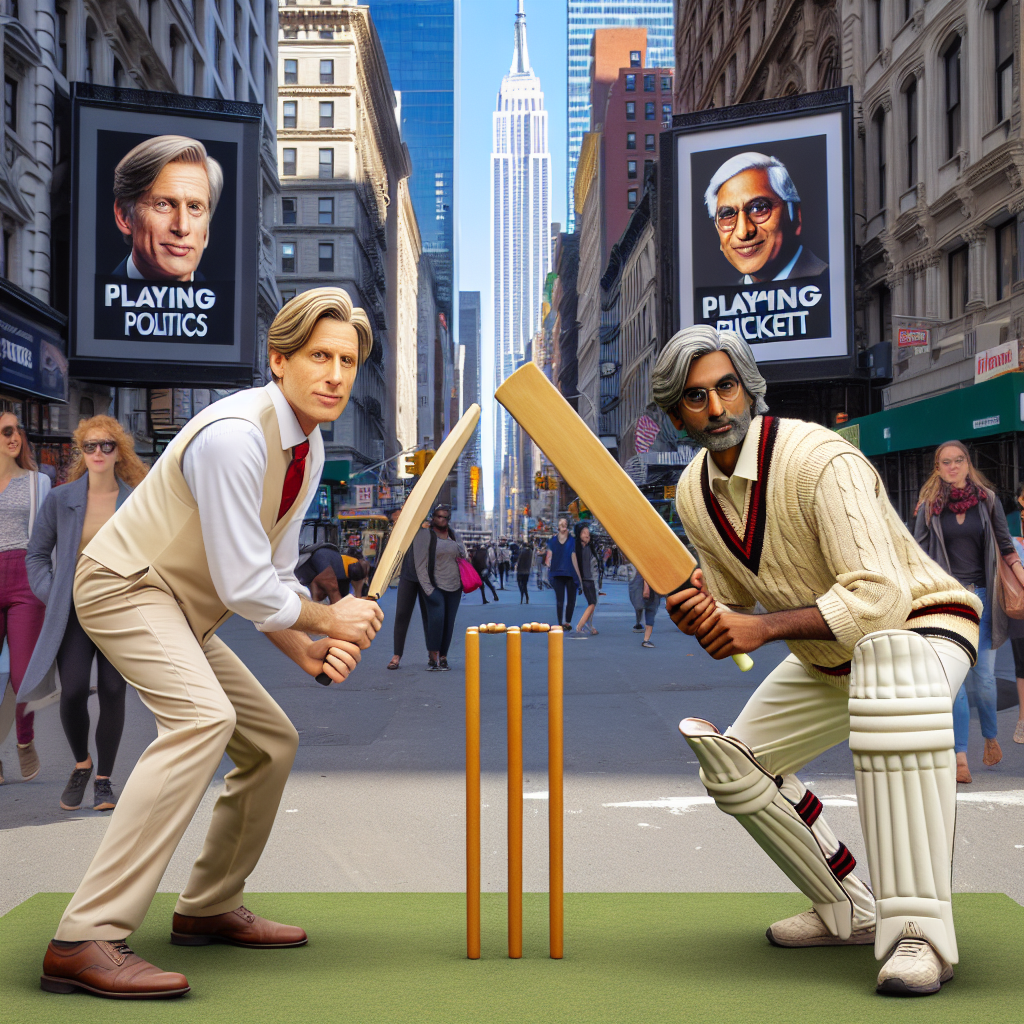 Trump and Modi: Cricket Clash on NYC Streets