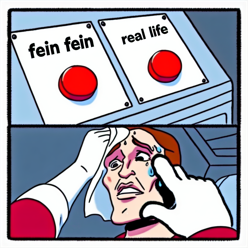When You Realize 'Fein' is Not an Appreciation but a Confusion