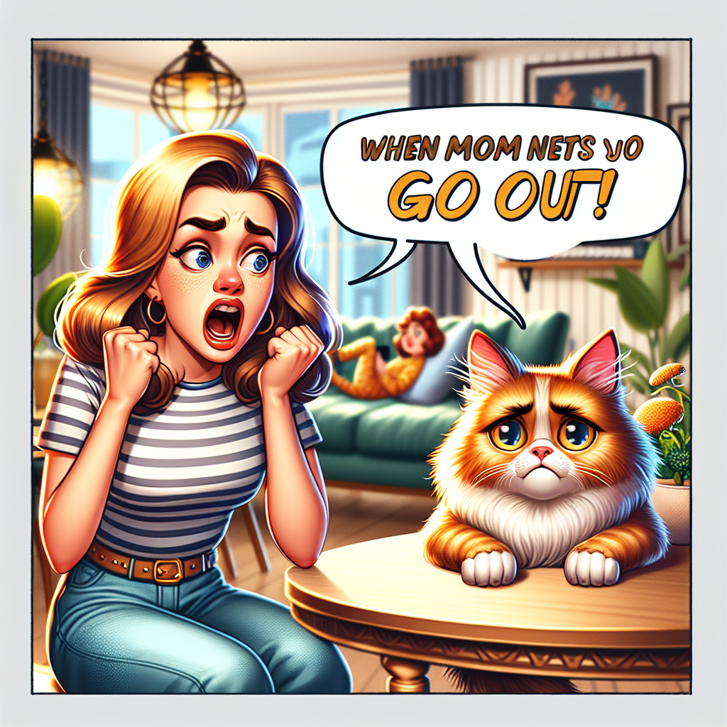 When Mom Turns Into a Homebody Guard