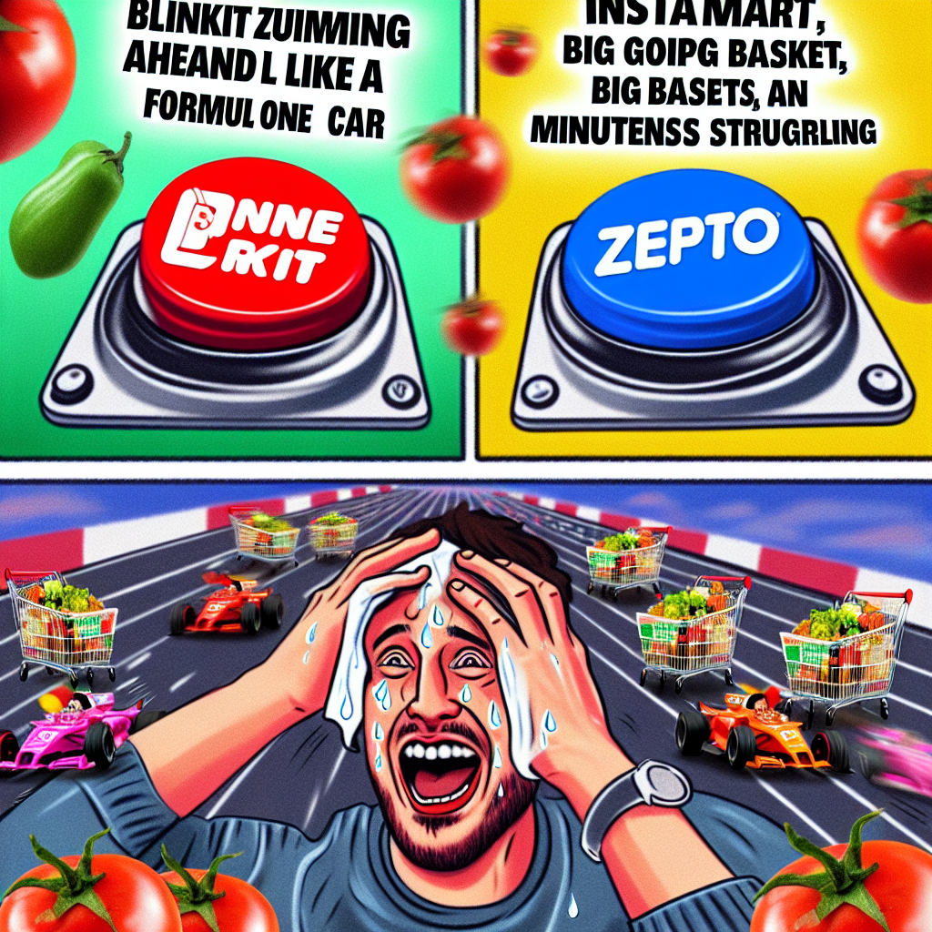 Grocery Delivery Grand Prix: Blinkit Takes the Lead!