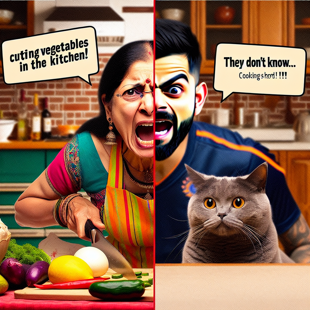 Virat Kohli's Kitchen Chaos: Culinary Star or Disaster Chef?