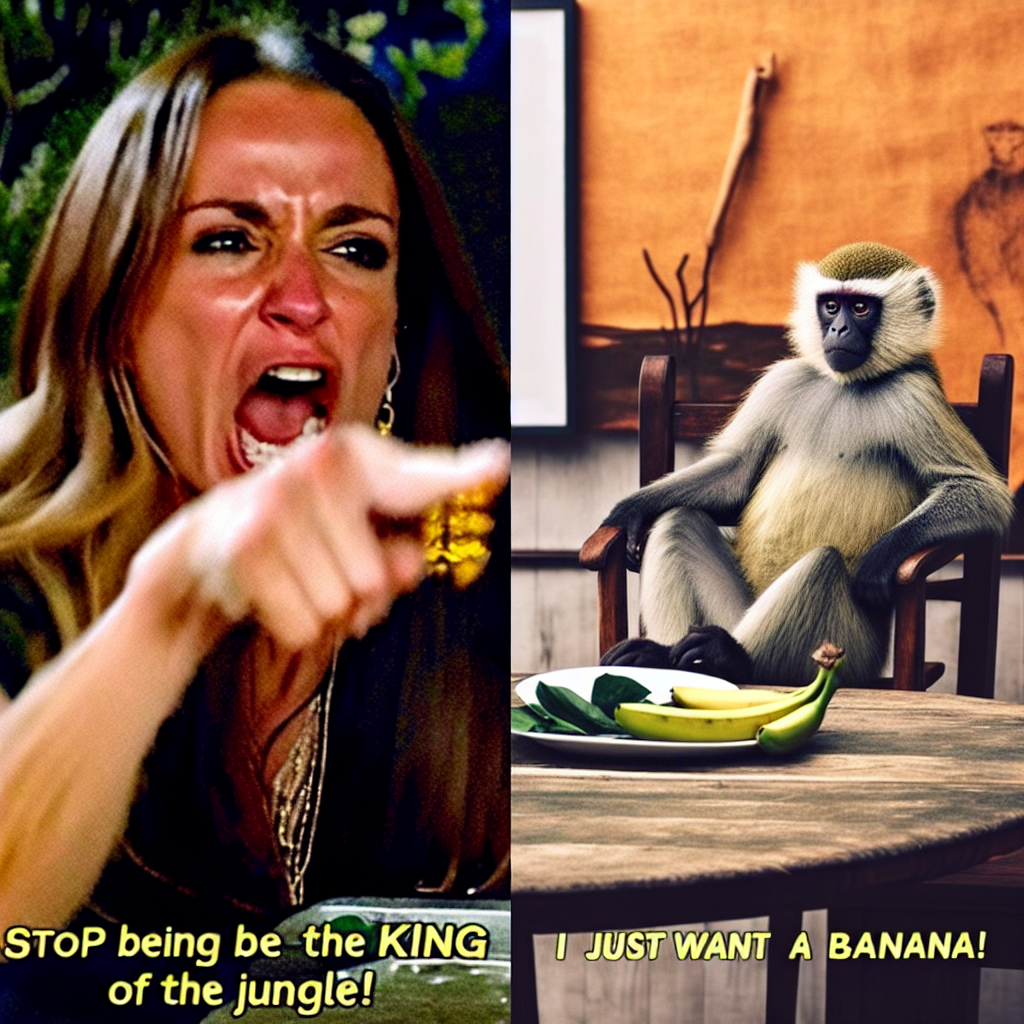 When the Monkey Tries to Steal the Lion's Spotlight