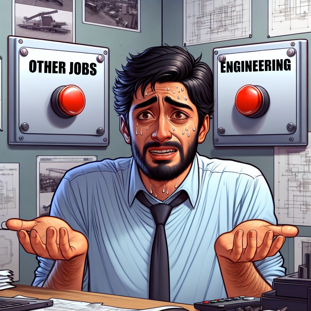 The Engineer's Job Button Dilemma: A Hilarious Daily Struggle