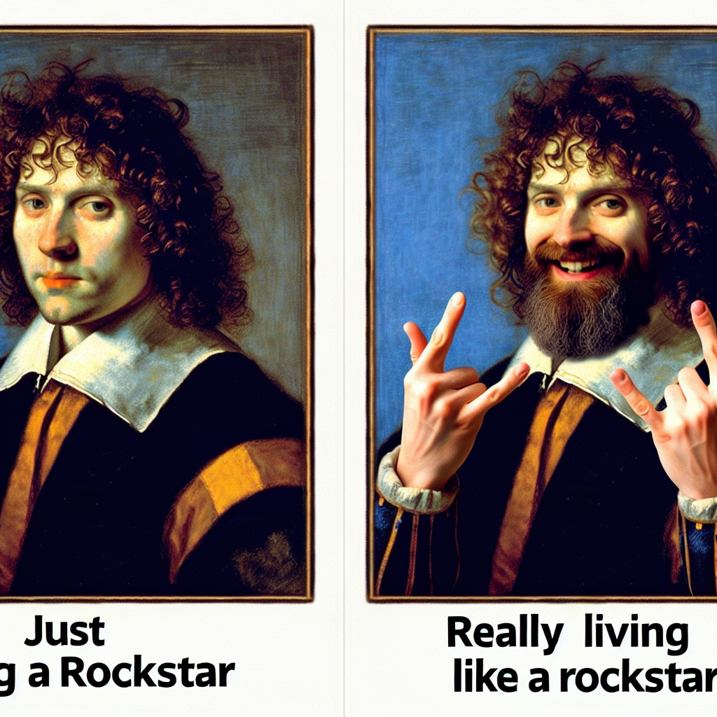 When You're a Rockstar in Your Imagination