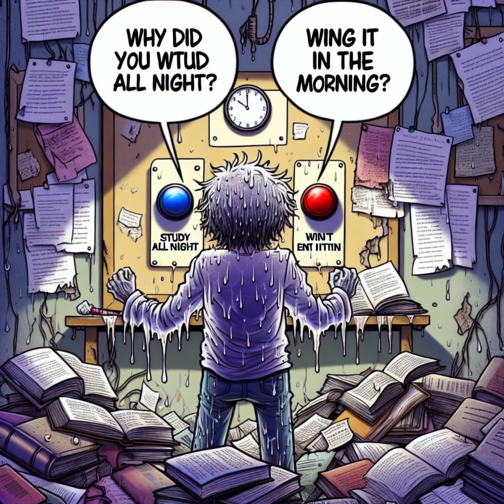 Studying Stress: When Panic Meets Procrastination