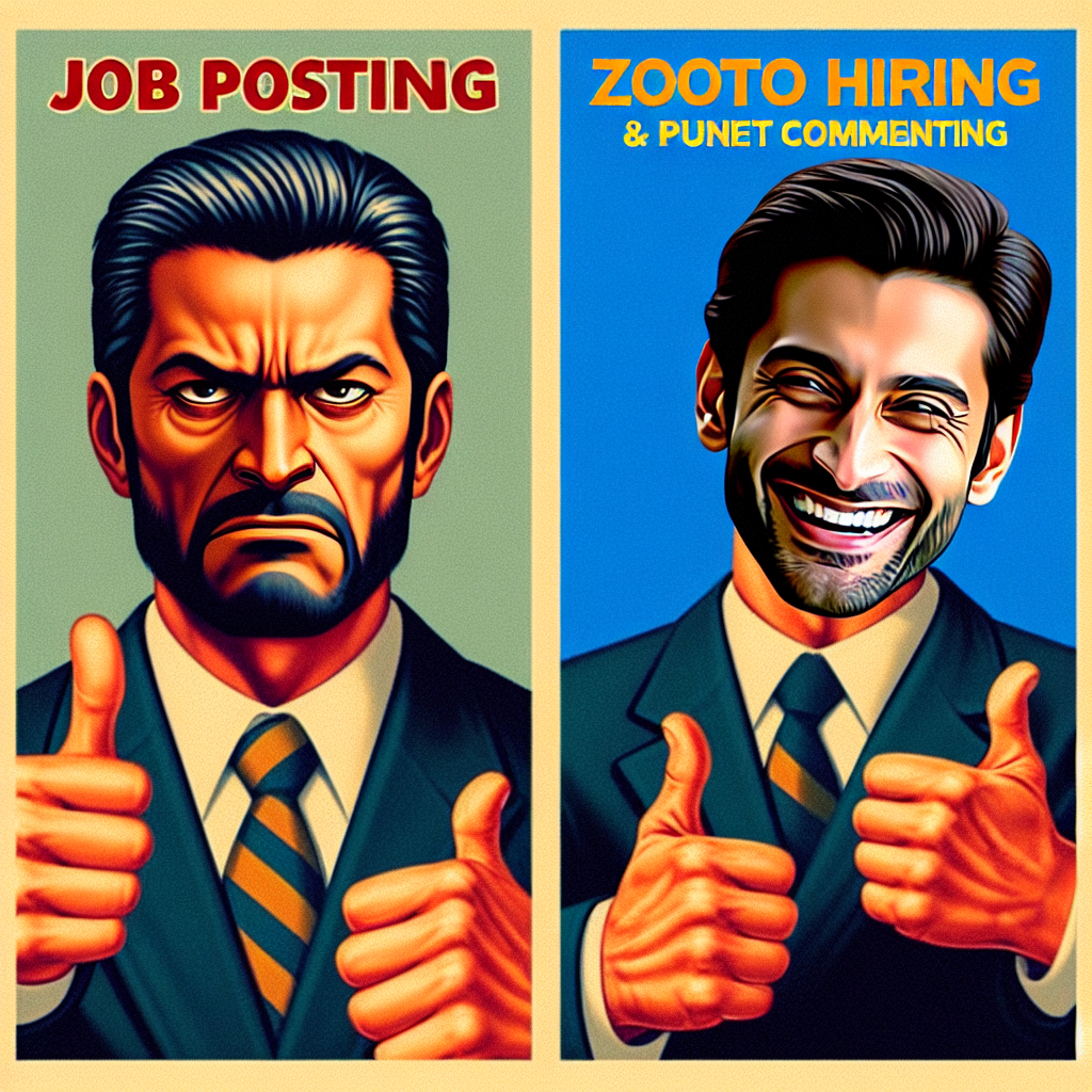 When Zomato's Hiring and Puneet's Commenting Clash on LinkedIn