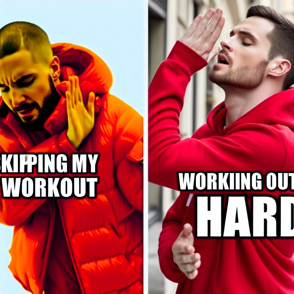 When You Workout Hard But Your Couch is Calling