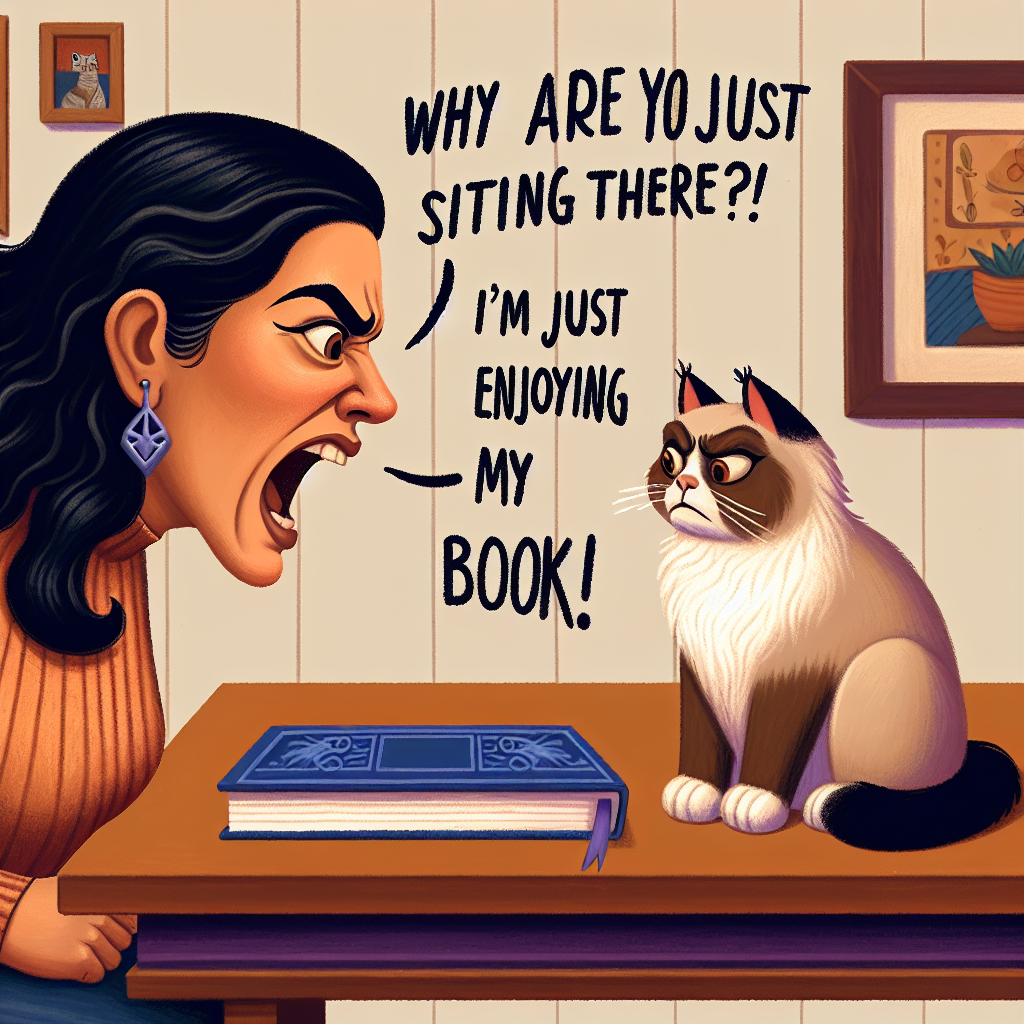 When Your Book on the Table Has More Drama Than Your Life