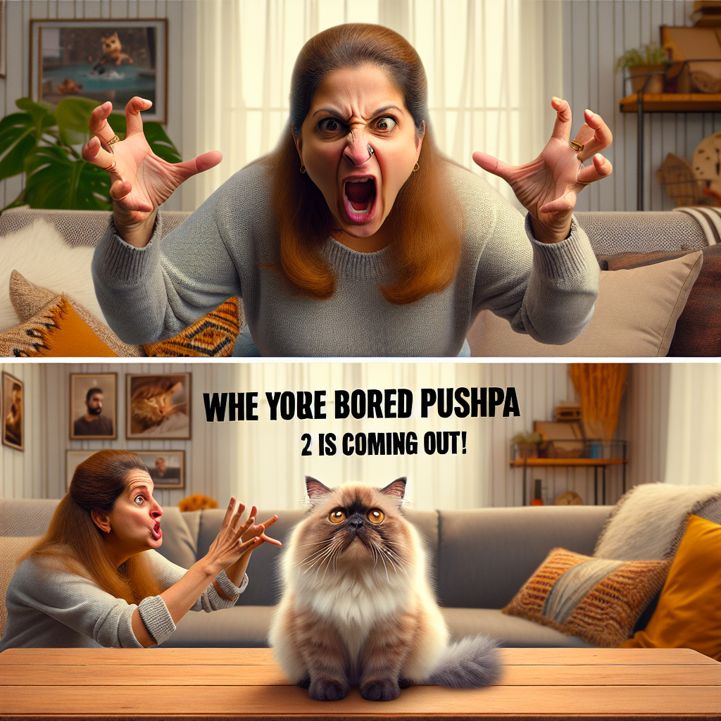 When Your Cat Becomes Your Personal Board Meeting Assistant for Pushpa 2