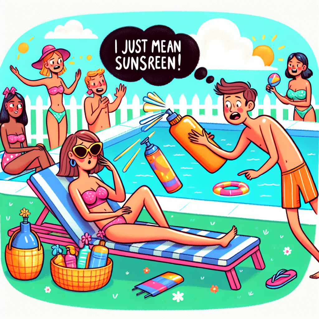 When You Misunderstand Personal Space at the Pool Party