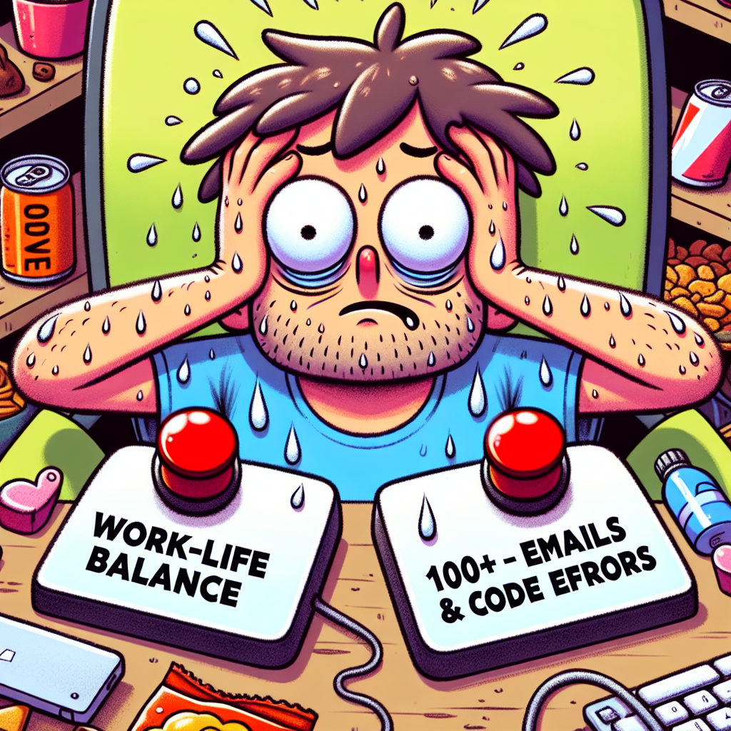 The Struggle of Developer Work-Life Balance: A Meme Concept