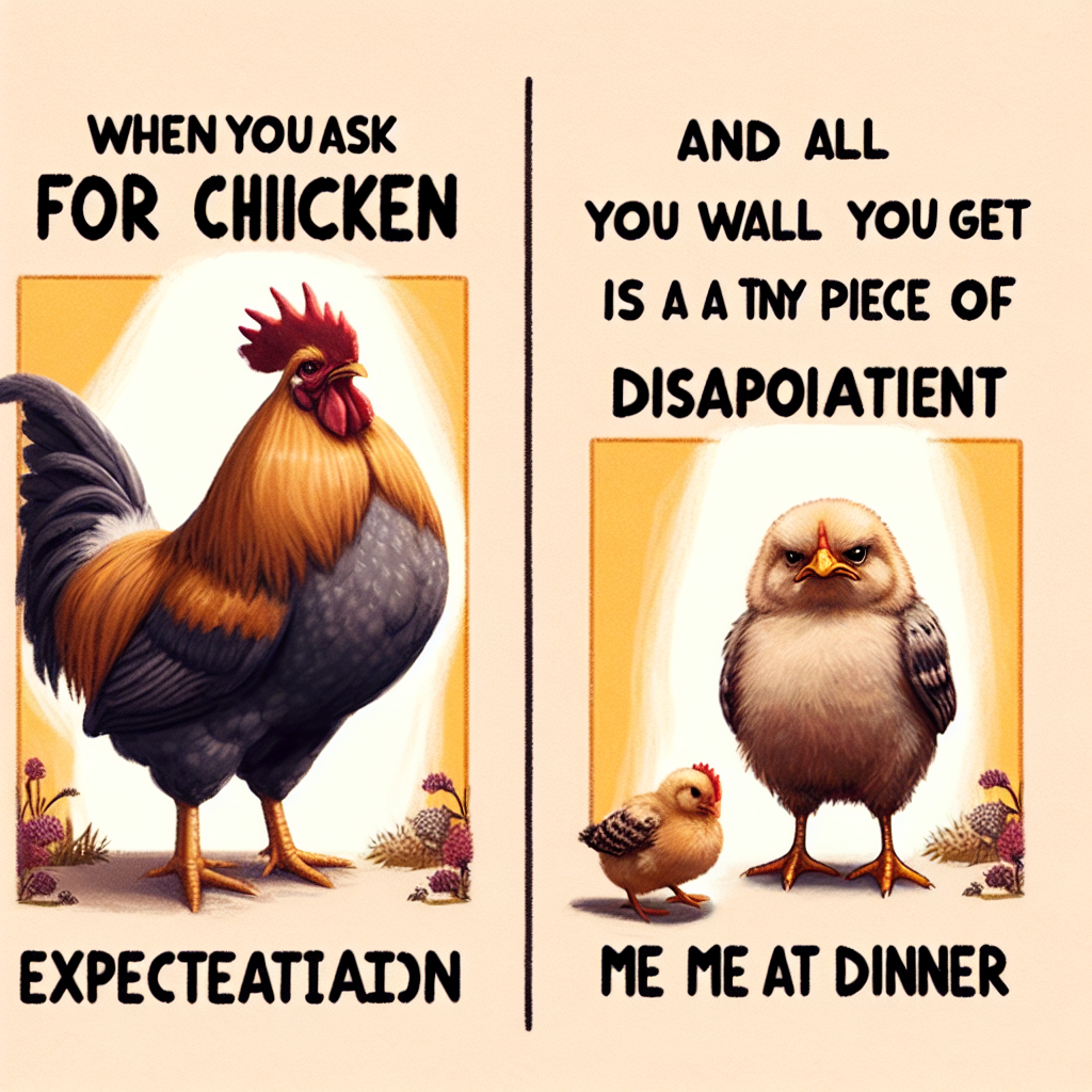 When You Order Two Chickens and All You Get is Feathers
